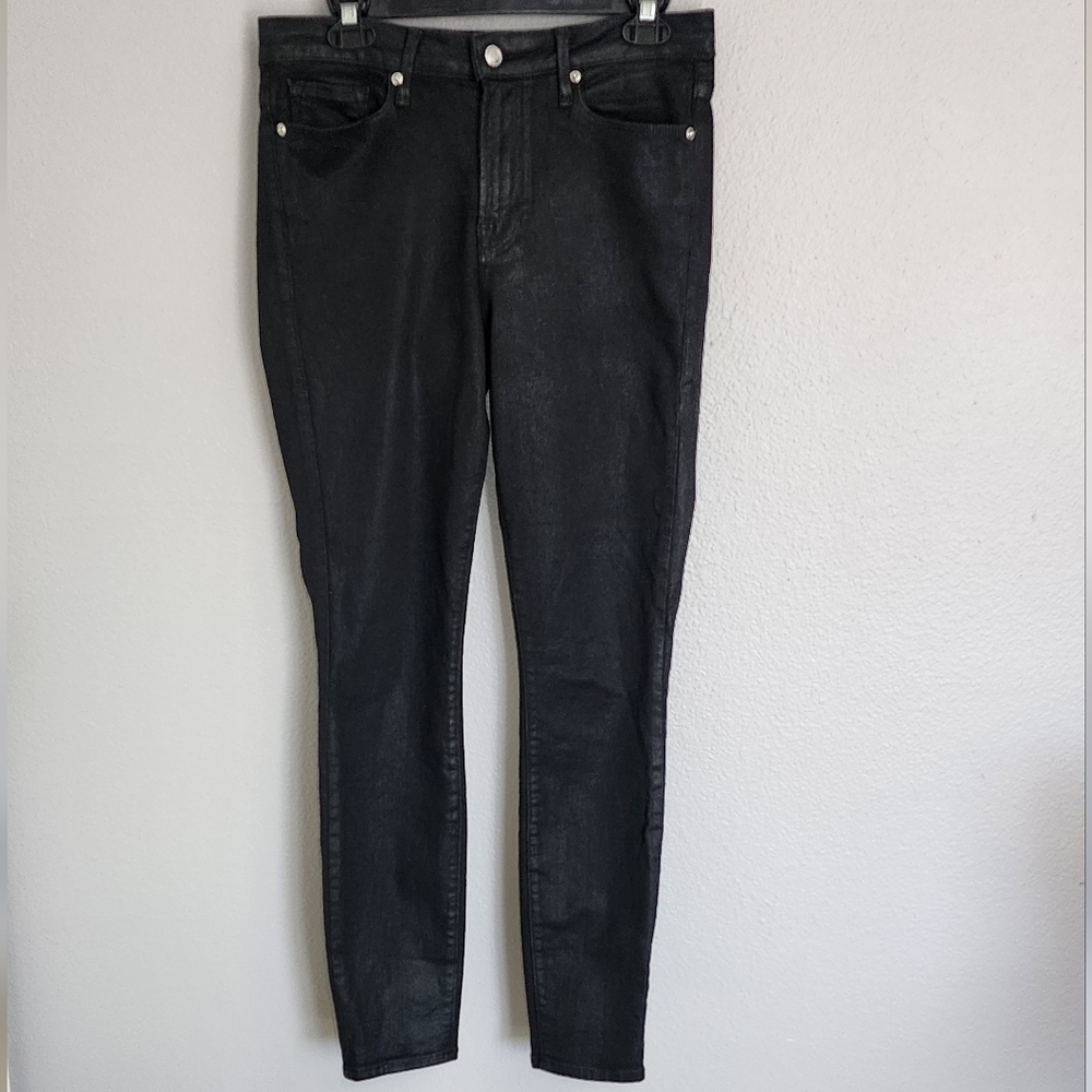 GOOD AMERICAN LEGS COATED SKINNY JEANS/ Size 8/29